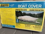 Seachoice Marine Boat Cover 50-97581 19'6"L X 96"W. Fixed Price $220.00.