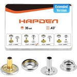 Hapden 140 Pcs Extended Version Canvas Snaps Kit, Heavy 11MM, Silver-regular. Fixed Price $32.61.