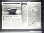 1988 5) Page Boat Test Feature On Mastercraft Tri Star 190 Ski Sport. Fixed Price $16.00.