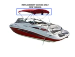 Yamaha SX230 High Output Bimini Top Awning Canvas For Red Hull F2A-U3131-30-00. Fixed Price $860.95.