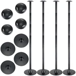 Funtery Pcs Boat Cover Support Pole Adjustable 12-54 In, Black. Fixed Price $58.52.