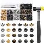 120 Sets Snap Fasteners Kit, 10MM Buttons With Rubber Hammer, 6 Color Me.... Fixed Price $22.82.