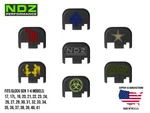 Ndz Slide Cover Backplate For Glock 17 19 Gen 1-4 Aluminum Color Popular Image. Fixed Price $28.49.
