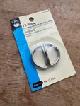 Dritz Metal "d" Rings 1-1/4" Nickel 117-114-65 Lot Of Two (2) Packs. Fixed Price $6.97.