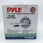 Pyle - PLMR52 Pair Of 150 Watts 5.25'' Way White Marine Speakers. Fixed Price $24.77.
