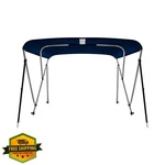 Msc 3-4 Bow Bimini Top Boat Cover 600D Polyester Support Poles Straps. Fixed Price $469.99.