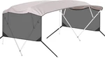 New 4 Bow Bimini Top Replacement Canvas & Detachable Sidewalls With Storage Boot. Fixed Price $92.99.