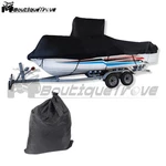 Black -heavy Duty Center Console T-top Roof Boat Cover 606*320 16FT 18.5FT. Fixed Price $73.66.