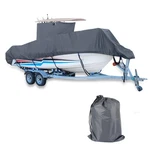 Lablt Cover 20-24FT Grey For Center Console Boats With T-top Roofs. Fixed Price $86.27.