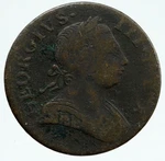 1775 Us Colonial Circulation Imitation Great Britain George Iii Coin I117179. Fixed Price $448.20.