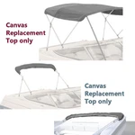 Pontoon Bimini Top Replacement Canvas Cover Zippered Pockets Stern Light Cutout. Fixed Price $118.70.