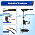 65LB Thrust Electric Outboard Trolling Motor Fishing Boat Engine Brush 12V. Fixed Price $194.38.