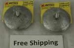 Performance Metals R1875A Aluminum Rudder Trim Tab Anode Pair Size 1-7/8". Fixed Price $19.00.