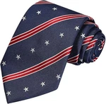 100% Silk Patriotic Usa Necktie 4TH Of July Stars X-long Red Blue. Fixed Price $10.99.