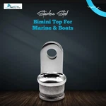Marine City Bimini Eye End Stainless Steel Round Inside Fits Standard 1" Tubes. Fixed Price $9.00.