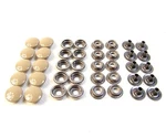 Buckskin Color Snaps, Cap / Socket Stud Eyelet Marine Grade, 10 Pc. Fixed Price $16.49.