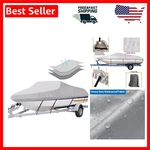 Durable 16'-18.5' Boat Cover Heavy Duty Uv Resistant Protection And Easy Care. Fixed Price $102.99.