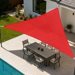 Red 2-28FT Equilateral Triangle Sun Shade Sail Pool Patio Deck Canopy Awning. Fixed Price $48.79.