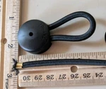 5 Small Stayput Ultimate Shock Cord Black Package Of Bungee 1/2 Inch. Fixed Price $32.09.