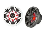 (2) Kicker 45KM654L 6.5" 390W Rms Marine Speakers W/charcoal+white Grilles. Fixed Price $195.96.