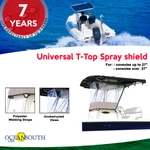 Oceansouth T-top Enclosure Spray Shield Clear Curtain Up And Over 27". Fixed Price $118.31.