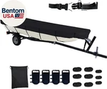 420D Upgraded Jon Boat Cover 12-14FT Heavy Duty Trailerable Water. Fixed Price $64.71.
