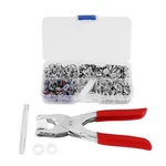 Press Stud Heavy Duty - 120 Pcs BUTTONS+1 PLIERS+1 Punch Tool Sets.... Fixed Price $22.26.