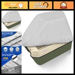 Waterproof Pond Cover For 8-10 Ft Bass Fishing Boat, Heavy Duty Gray. Fixed Price $134.99.