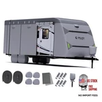 Waterproof Windproof Rv Travel Trailer Cover, Anti-rip Anti-uv 600D Oxford. Fixed Price $300.28.