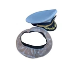 Us Navy Officer - Commander Captain Rank Hat With Waterproof Cover. Fixed Price $75.69.