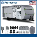 8 Layers Top Camper Cover Windproof Travel Trailer Rv Fit 24' 27'. Fixed Price $132.75.