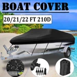 Neverland Trailerable Boat Covers Waterproof Heavy Duty V-hull Runabout 20-22FT. Fixed Price $51.83.