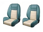 1964 - 66 Mustang Convertible Front/rear Sport Ii Seat Upholstery Deluxe Pony. Fixed Price $1092.17.