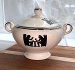 Vtg Tavern Silhouette Sugar Bowl Dish 1365 Taylor, Smith Ts&t. Fixed Price $60.00.