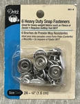 Dritz Heavy-duty Snap Fasteners 5/8" 6/PKG-WHITE 981-9. Fixed Price $10.99.