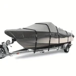Zenicham 900D Marine Grade Fade And Tear Resistant Boat Cover, Heavy-duty Used. Fixed Price $70.00.