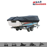 Black Trailerable Boat Cover For Fishing V-hull Tri-hull Runabout 14-16FT Us. Fixed Price $35.97.