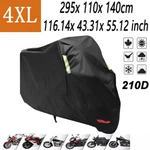 4XL 210D Heavy Duty Motorcycle Cover Waterproof Outdoor Sun Rain Dust Protector. Fixed Price $22.19.