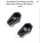 Mxeol Bimini Top Fittings Jaw Slide Nylon Hardware Pair (black, 1 Inch) +. Fixed Price $10.40.