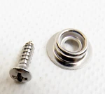 Snap Stud, 3/8" Nickel Plated Brass W/ #6 Stainless Steel Screw, 10 Pc.. Fixed Price $12.88.