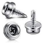 Boat Canvas Snaps Stainless Steel Screw Cover Metal 3/8 Silver. Fixed Price $15.10.