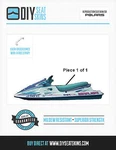 Polaris Slh Slx Pro Sltx Teal Seat Cover Skin 1992 93 94 95 96 97 98 *. Fixed Price $57.50.