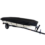 Jon Boat Cover Black For 14FT 70INCH 425 190CM 210D. Fixed Price $48.99.