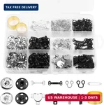 112 Pairs Sewing And Eyes Closure Set 3 Styles Skirt Hooks, Sew-on. Fixed Price $13.99.