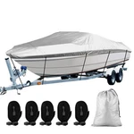 Sportyouth 17-19FT, Trailerable Boats Covers Waterproof Uv Protect.... Fixed Price $71.45.