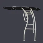 New! Dolphin PRO2 Top White Coated Frame Black Canopy W/ Qr Knob&light Mount. Fixed Price $1899.00.