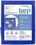 12 X 20 Ft. Allpurpose Multiuse Protection/coverage 5MIL Poly Tarp Waterproof Bl. Fixed Price $38.28.