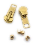 Zipper Repair Kit - #10 Heavy Duty Ykk Brass Jacket Sliders With Stop. Fixed Price $22.71.