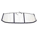 Chaparral Boat Connector Curtain 10.04041 25 Surf Ameritex Navy / Clear. Fixed Price $203.22.
