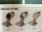 Hand Rail Fitting Kit Seachoice 38251 X 4, 38231 2, 38291 Stainless 60D. Fixed Price $84.60.